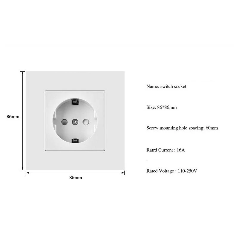 Daolar 1phase 16A socket with lock Anti-theft for garden, kitchen, garage, laundry, outdoor area - Image 6