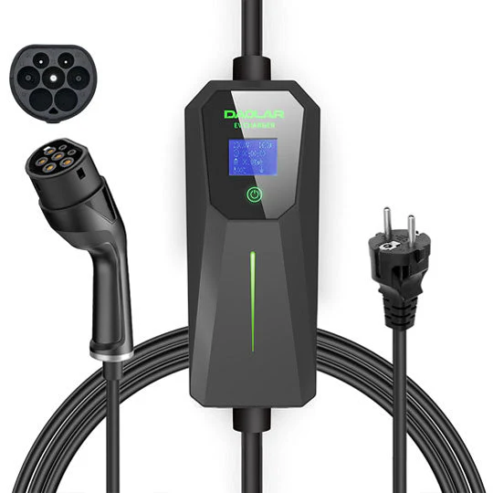 [Second hand] Daolar 3.68KW EV Charger 16A Schuko plug Type 1 / type 2 charging cable, home Mobile electric car charging station for All EVs and PHEVs with Adjustable Charging Power - Image 9