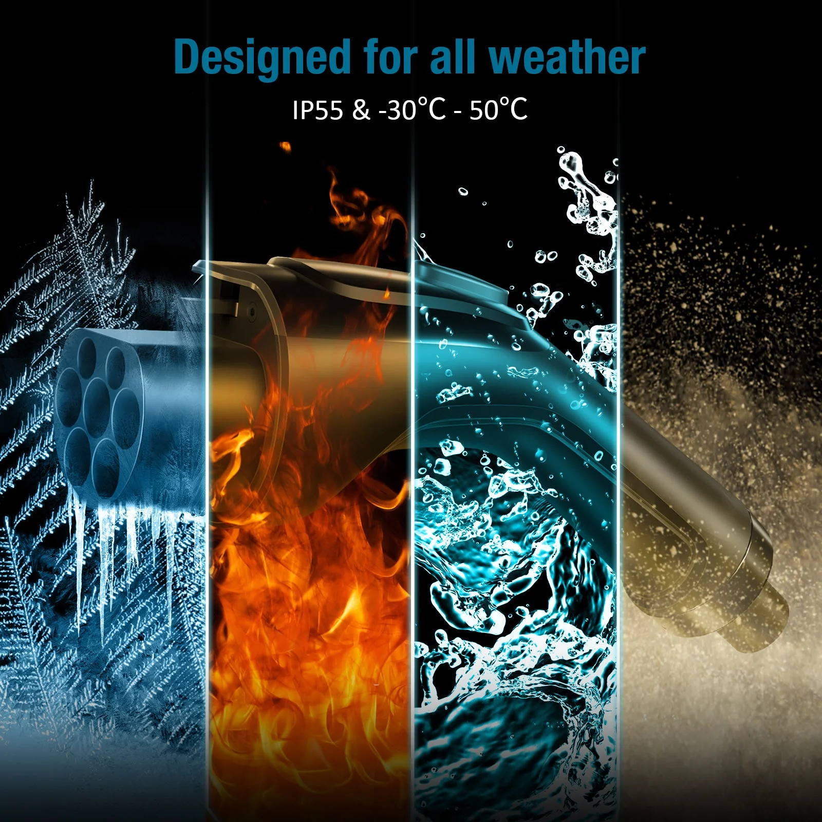 Daolar 7M EV Charging Extension Cable for Type 2 EV Chargers and EV Charging Stations, Wallbox Extension Cable with handbag - Image 4