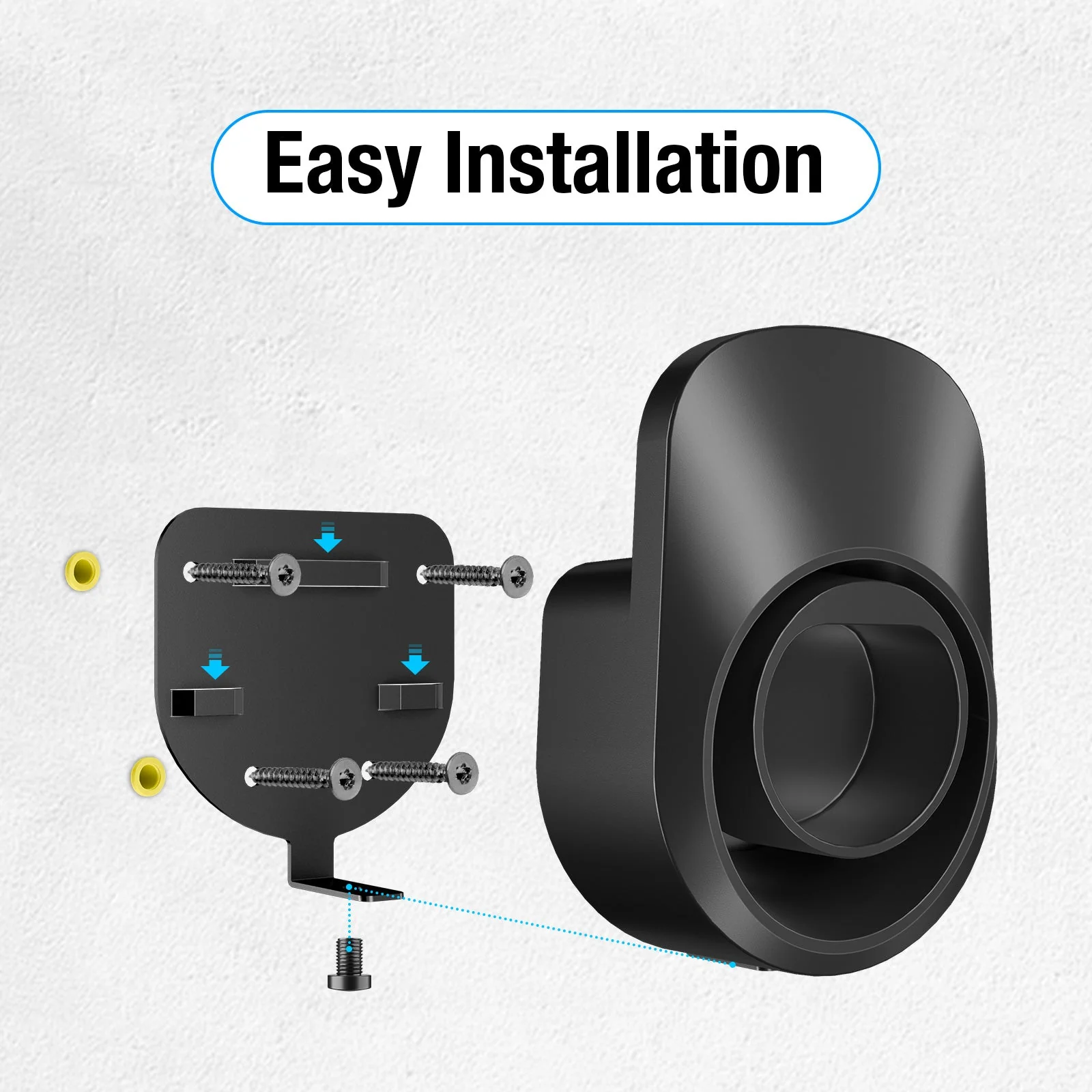 Daolar EV Charger Holder for Type 2 Charger Electric Car Wall Mount Plug Charging Cable Holder Organiser for All Weather Conditions Electric Vehicle Charging Station Accessories - Image 6