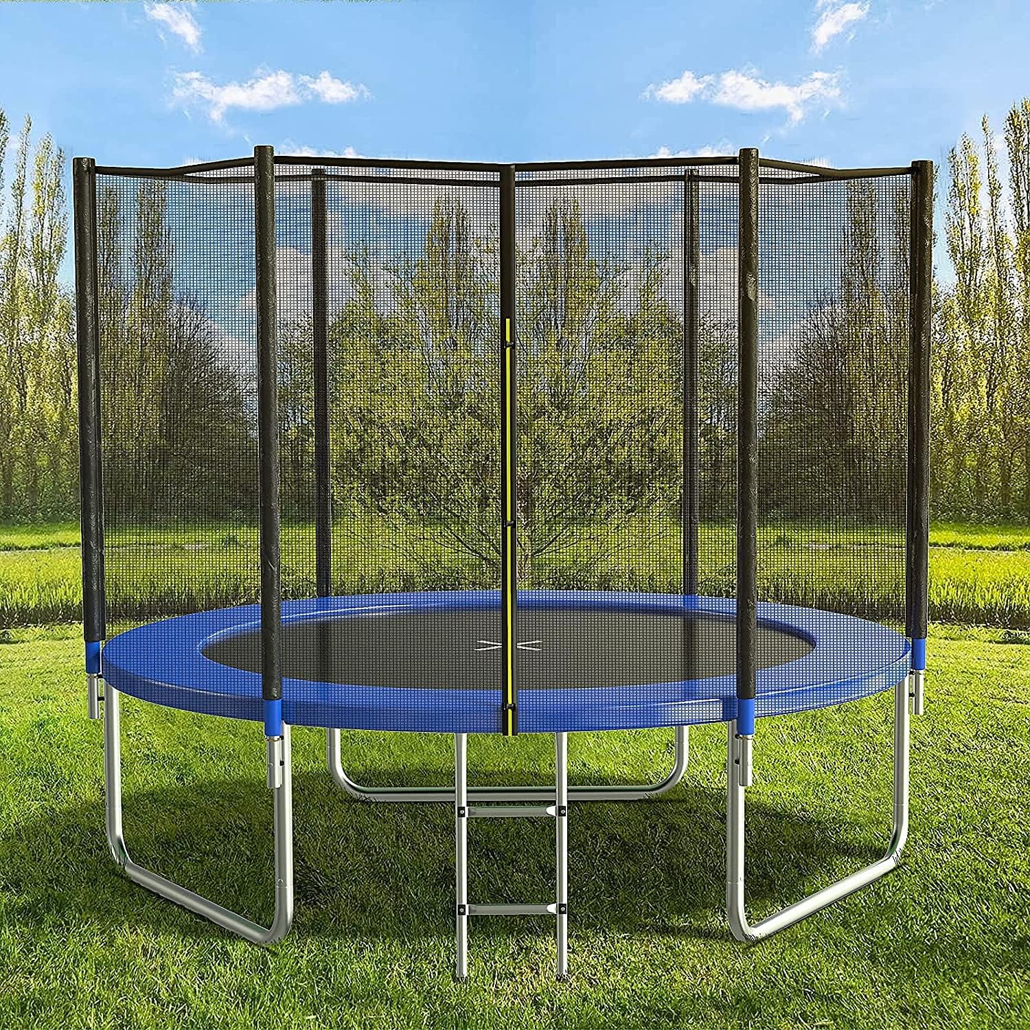 Daolar Trampoline with Safety Net Rain Cover, Ladder, Edge Cover & Accessories, Children's Trampoline Garden Trampoline up to 225 kg - Image 6