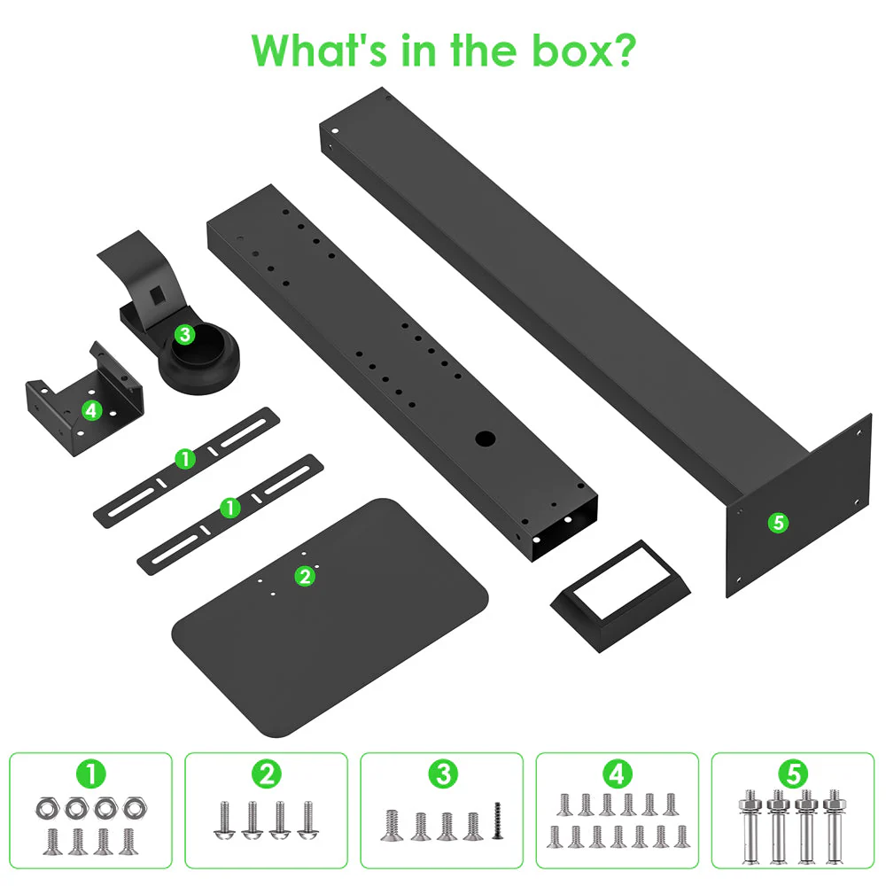 [Upgrade] Daolar Universal Wallbox Stand Column for Electric Vehicle Charging Station with Charging Cable Holder and Rain shield - Image 7
