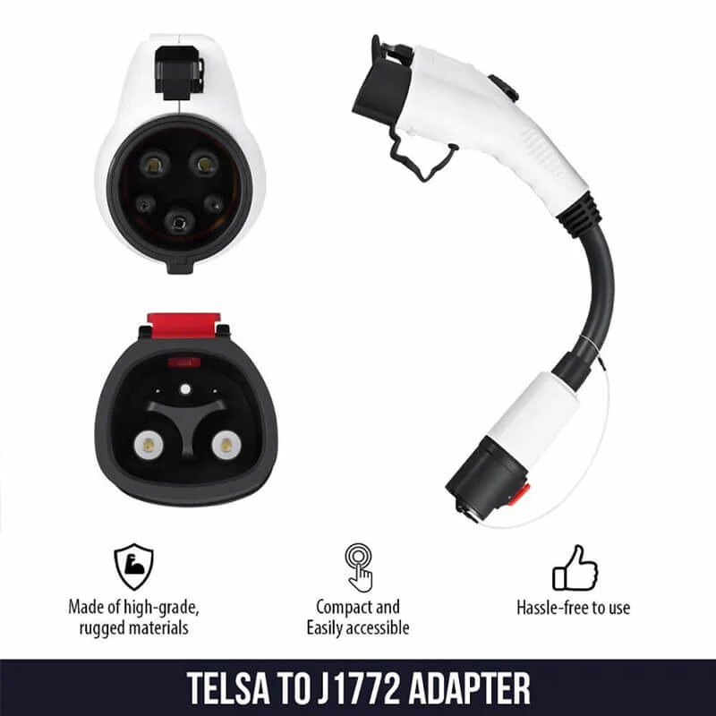 Daolar Tesla to J1772 Adapter,Max 40 Amp & 250V - Compatible with Tesla High Powered Connector - Image 4