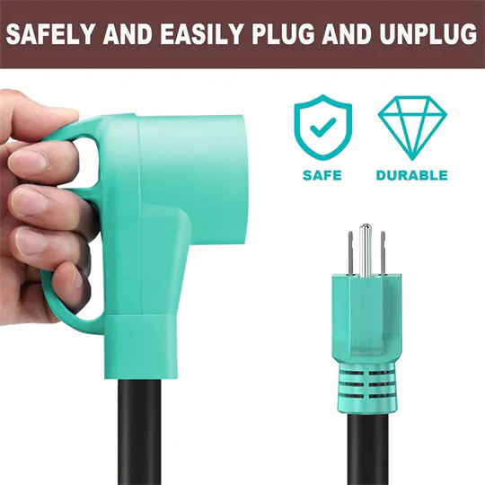 Daolar 50 Amp to 110 Volt RV Adapter Cord 12 Inch, NEMA 5-15P to NEMA 14-50R Electrical Power Adapter - Image 3