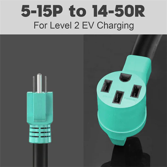 Daolar 50 Amp to 110 Volt RV Adapter Cord 12 Inch, NEMA 5-15P to NEMA 14-50R Electrical Power Adapter - Image 4