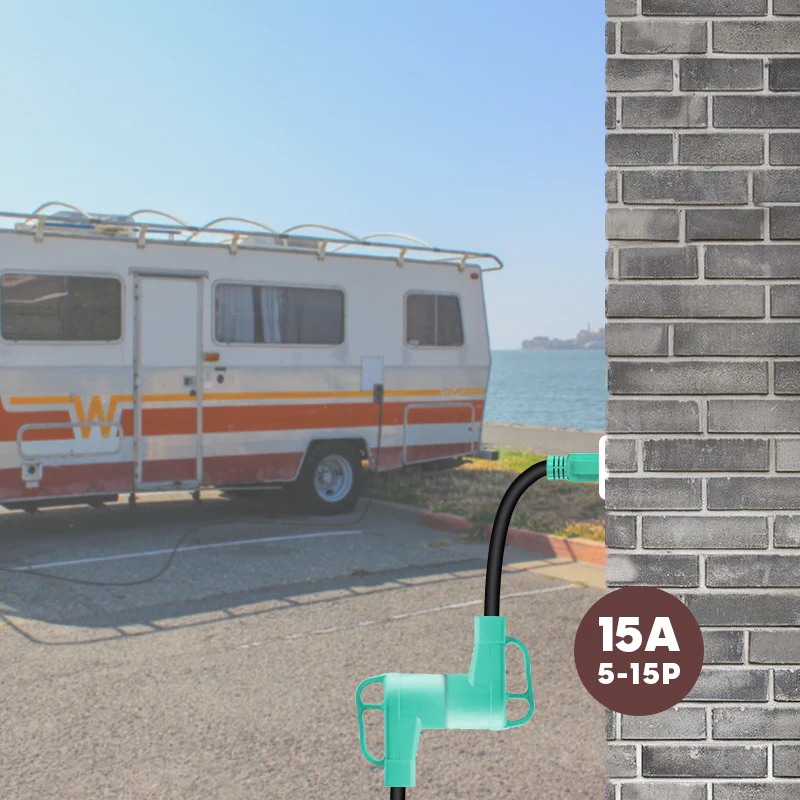 Daolar 50 Amp to 110 Volt RV Adapter Cord 12 Inch, NEMA 5-15P to NEMA 14-50R Electrical Power Adapter - Image 5