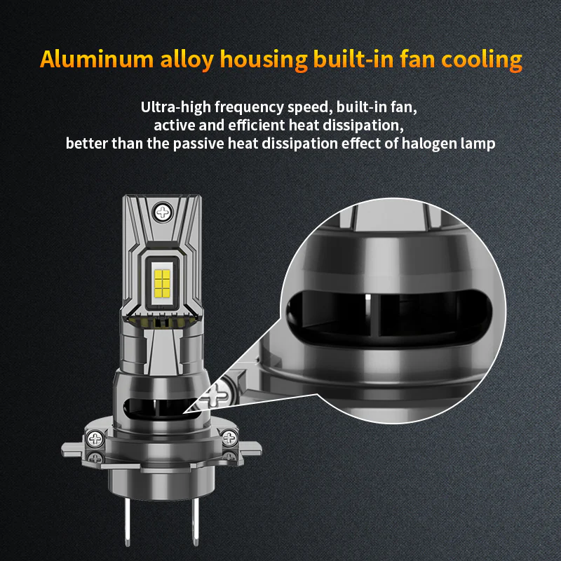 Daolar H7 LED Lamp, up to 500%, 50W 6600LM, 6500K Super Bright White, Quick Installation, Pack of 2 - Image 7