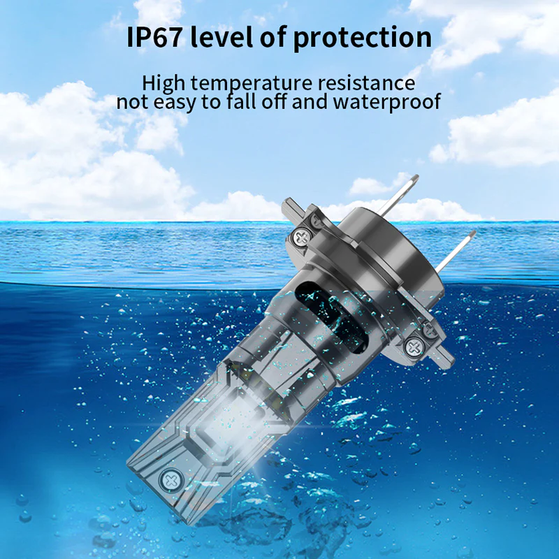 Daolar H7 LED Lamp, up to 500%, 50W 6600LM, 6500K Super Bright White, Quick Installation, Pack of 2 - Image 8