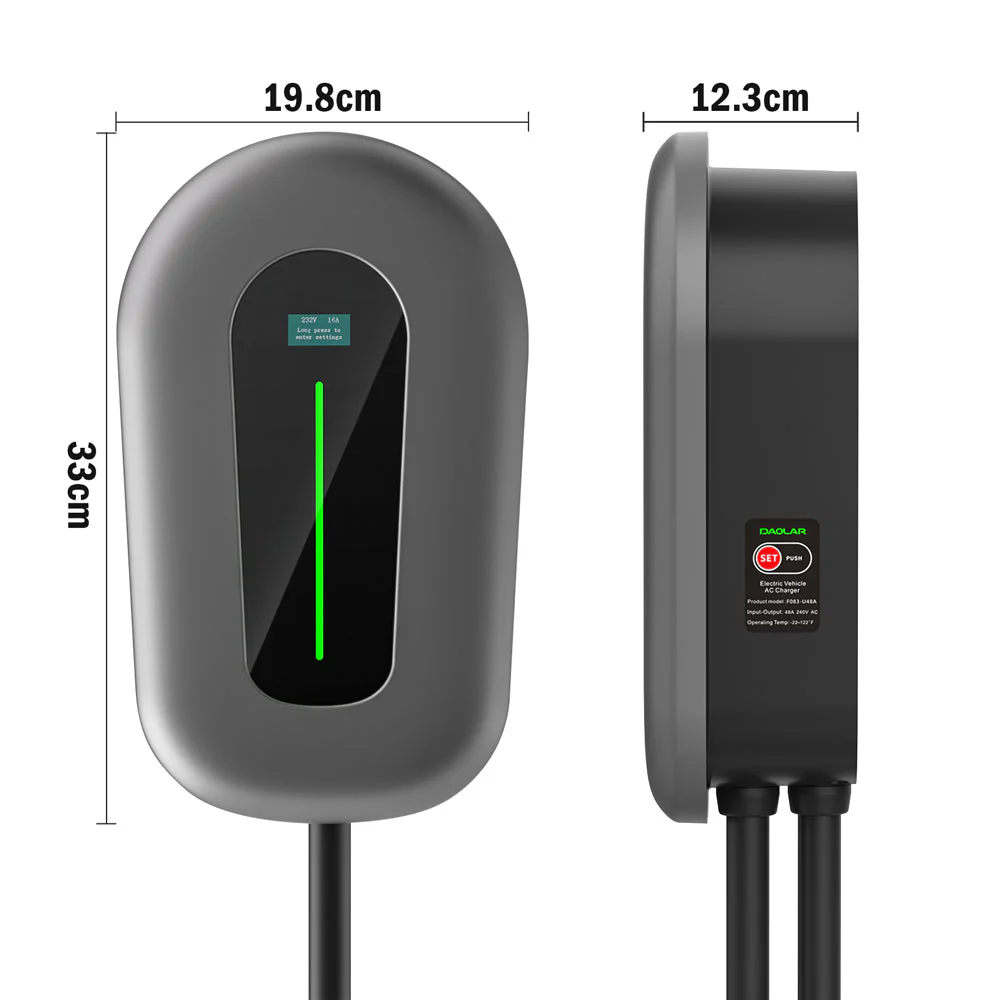 Daolar Wallbox with APP [22kw 3-Phase / 7KW 1-Phase 6-16 A] EV Charger, App Control Type 2 Charging Cable for EVs & PHEV - Image 7