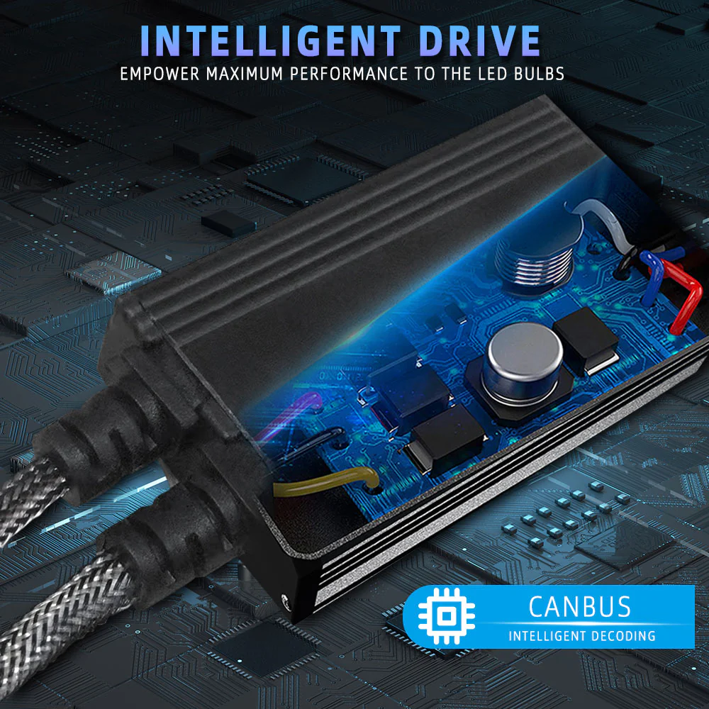 Daolar H7 LED Xenon Bulbs, 130W 27000LM Super Bright Headlight Bulb, Dual Heat Pipe Cooling, CANBUS Error Free for H4 H7 H11 9005 9006 - Image 7